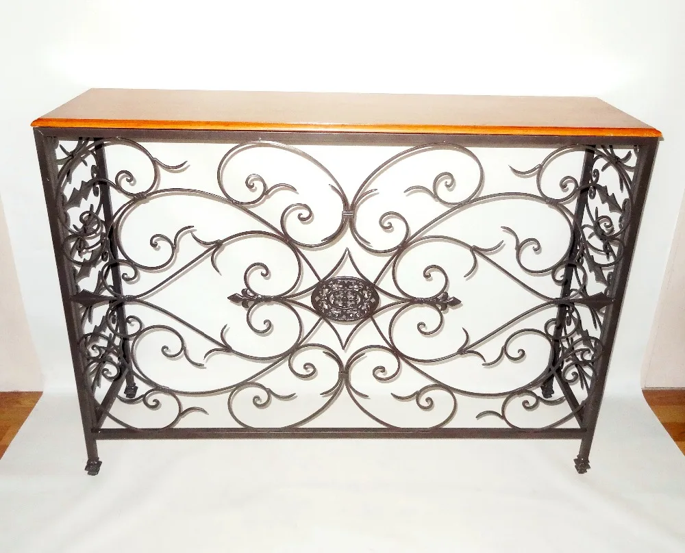 
living room glass top Mirror Console Table 