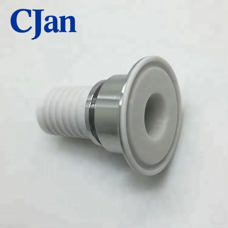 PFA lined tri-clamp hose fitting, pfa TC quick pipe fittings