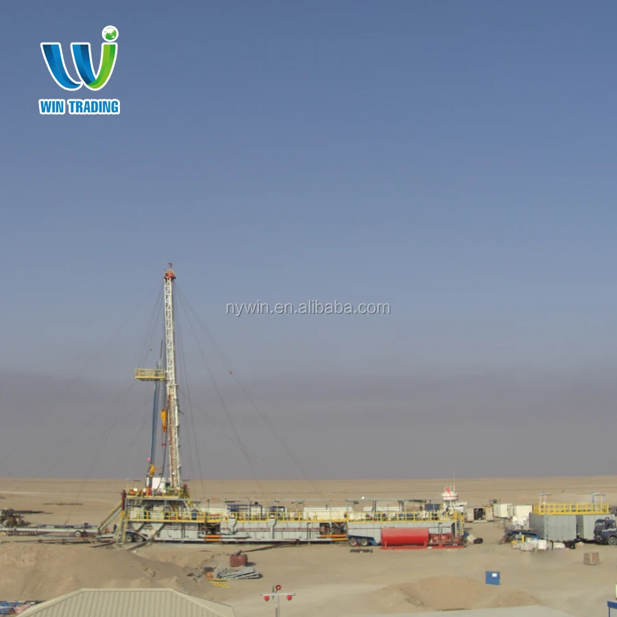 
RG API Standard Oil Field Oil and Gas Well Bore Hole Skid Mounted 5000m 1500hp ZJ50DB Drilling and Workover rig 
