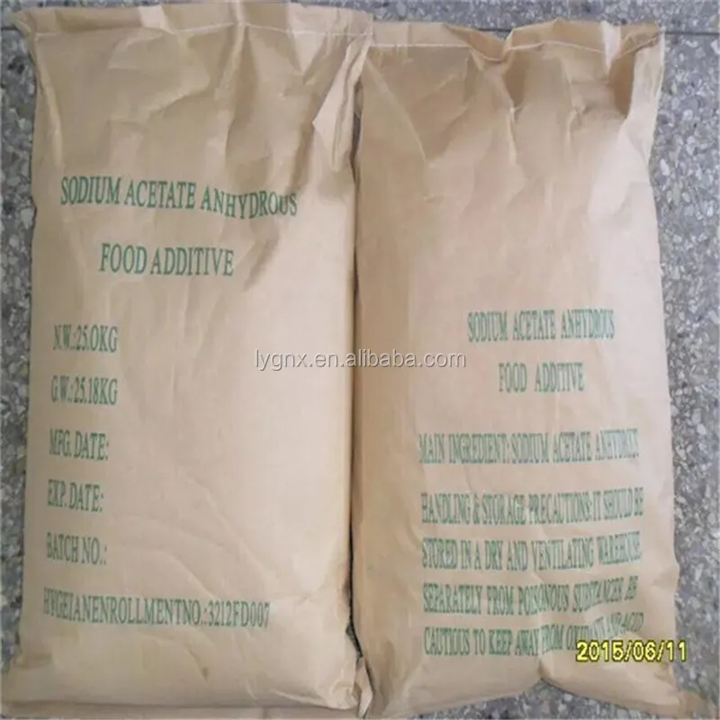 
no caking sodium acetate anhydrous 