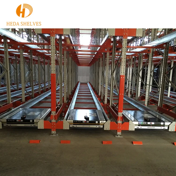 HEDA OEM Automatic Warehouse Racking System Hightech Radio Shuttle Pallet Rack Radio Shuttle Racking