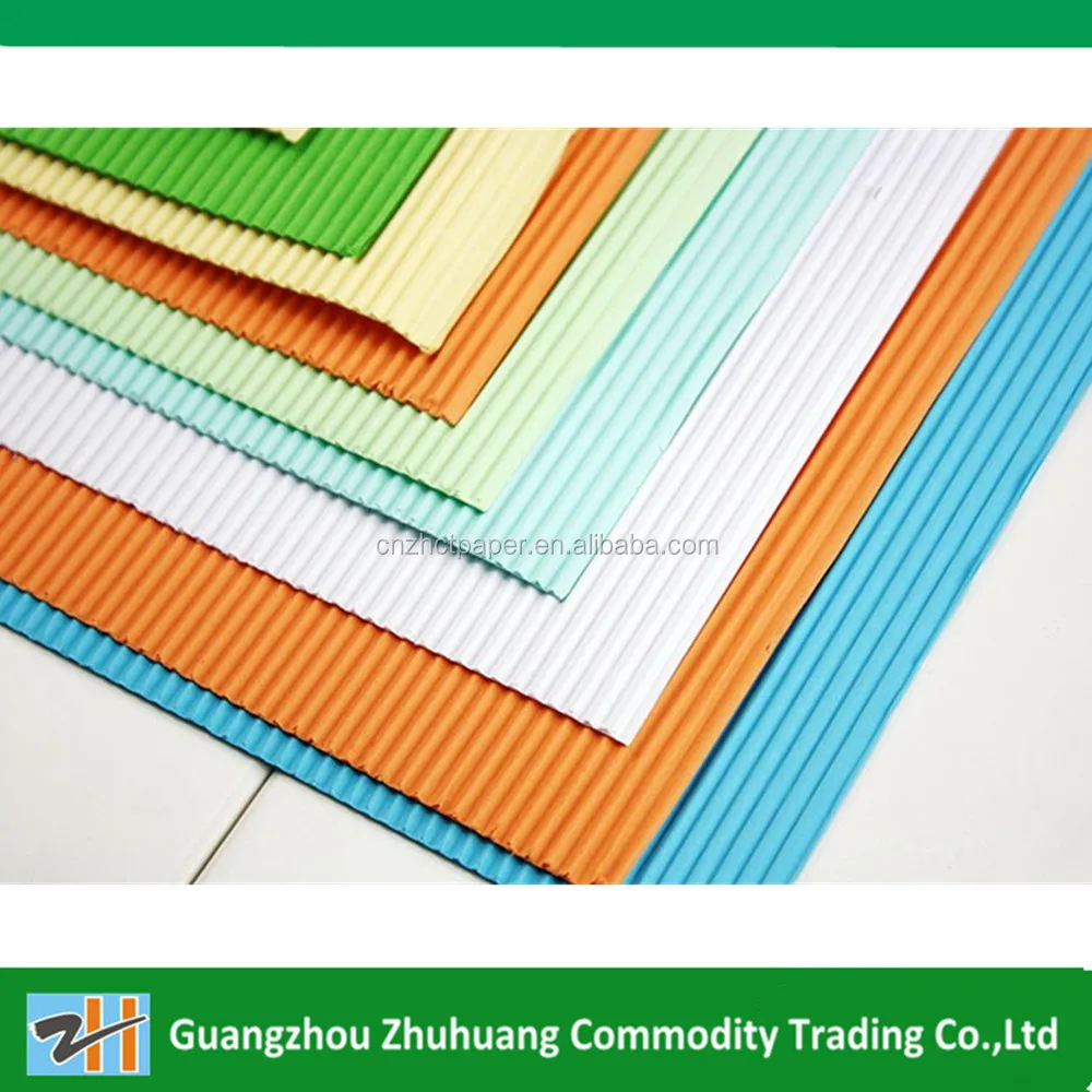 Corrugated cardboard paper sheet