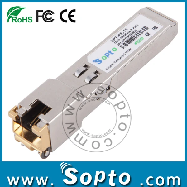 Оптовые медный sfp модуль rj 45 разьем DDM Функция