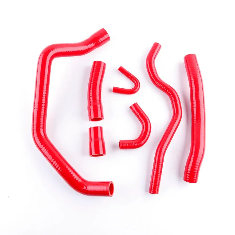 Красный для Yamaha YZF-R1 YZFR1 2007 -2008 черный силиконовый радиатор охлаждения 3-слойные фанерные шланг Комплект труб