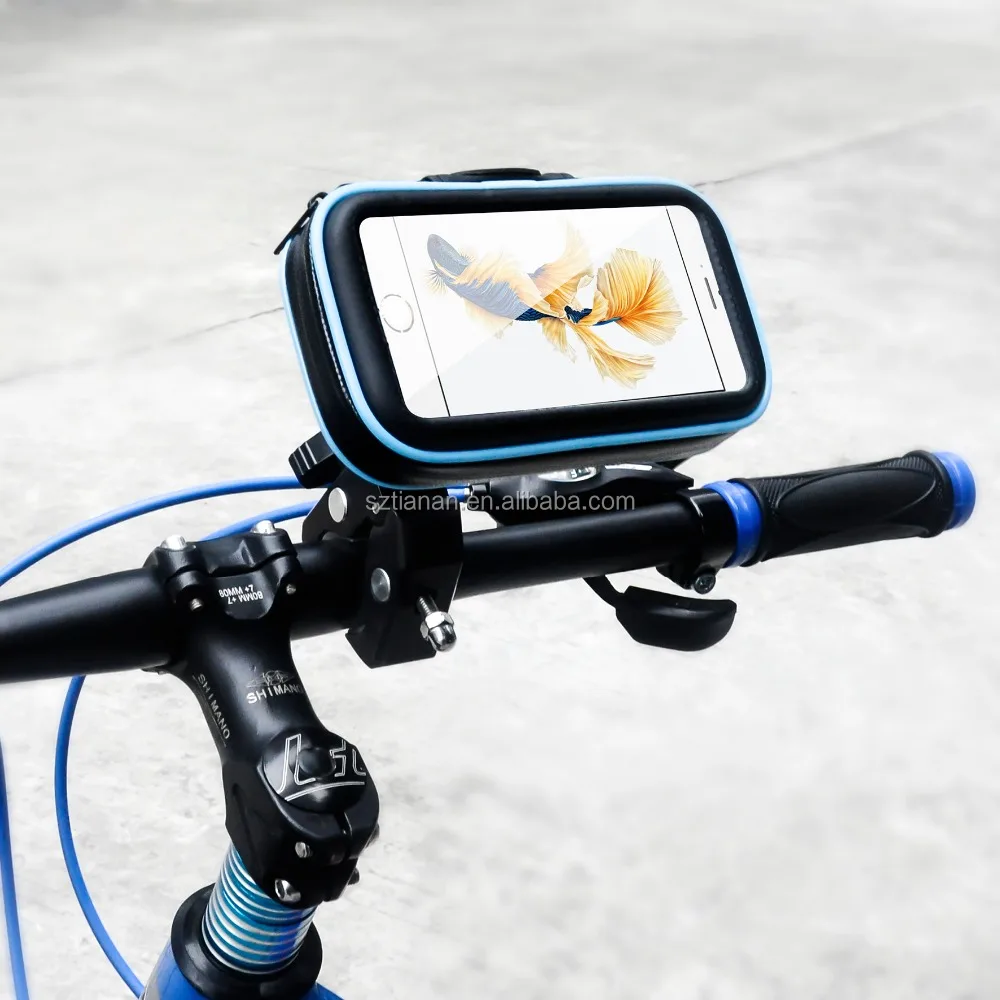 Anti-shock & non-vibration practical waterproof case bike phone mount