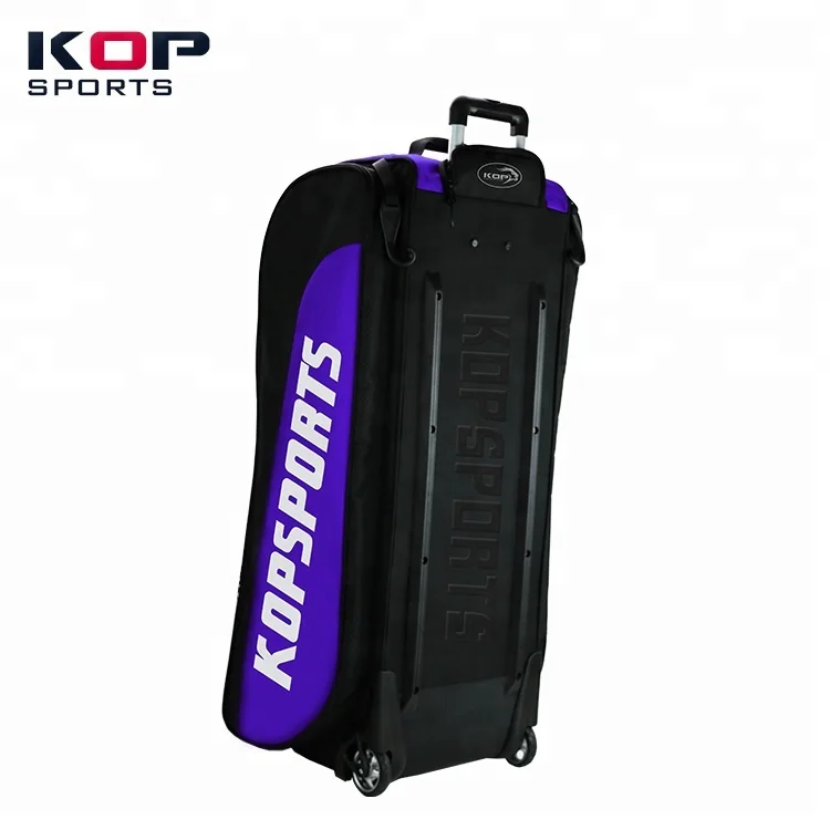 
2021 KOP SPORTS Custom Waterproof Full Size Championship Wheeled Baseball Equipment Bag For Players 