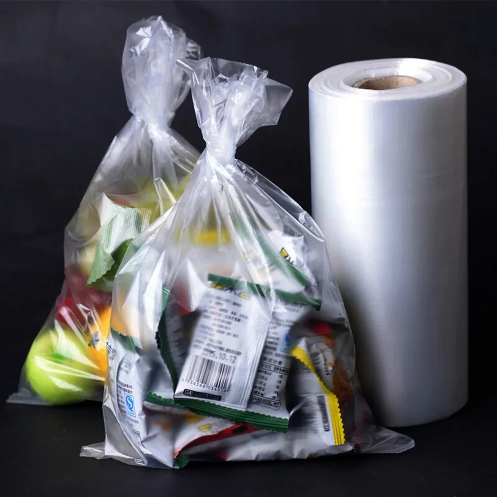 supermarket packaging rolling food packaging bag hdpe plastic roll bags
