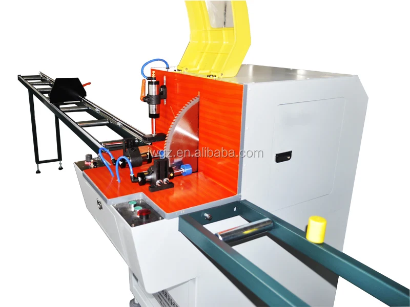 
JDP450 90 45 Degree Single Headed Aluminium Cutting Machine with Feeding Rack 
