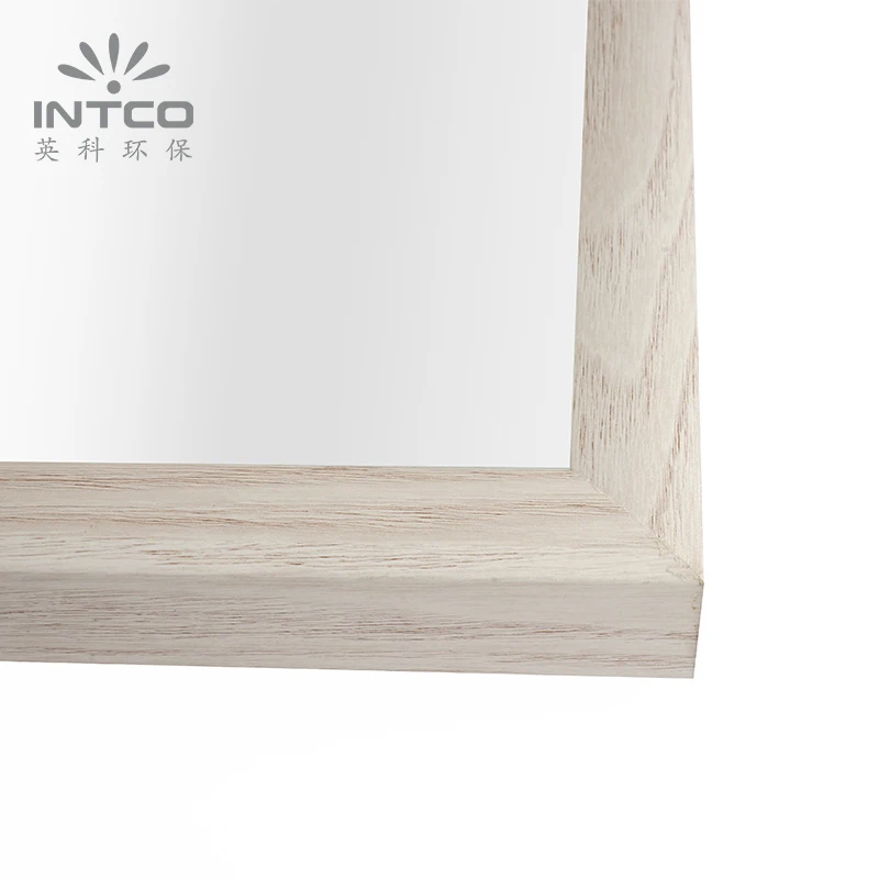 INTCO New Arrival Wood Carving Floor Standing Mirror Frame