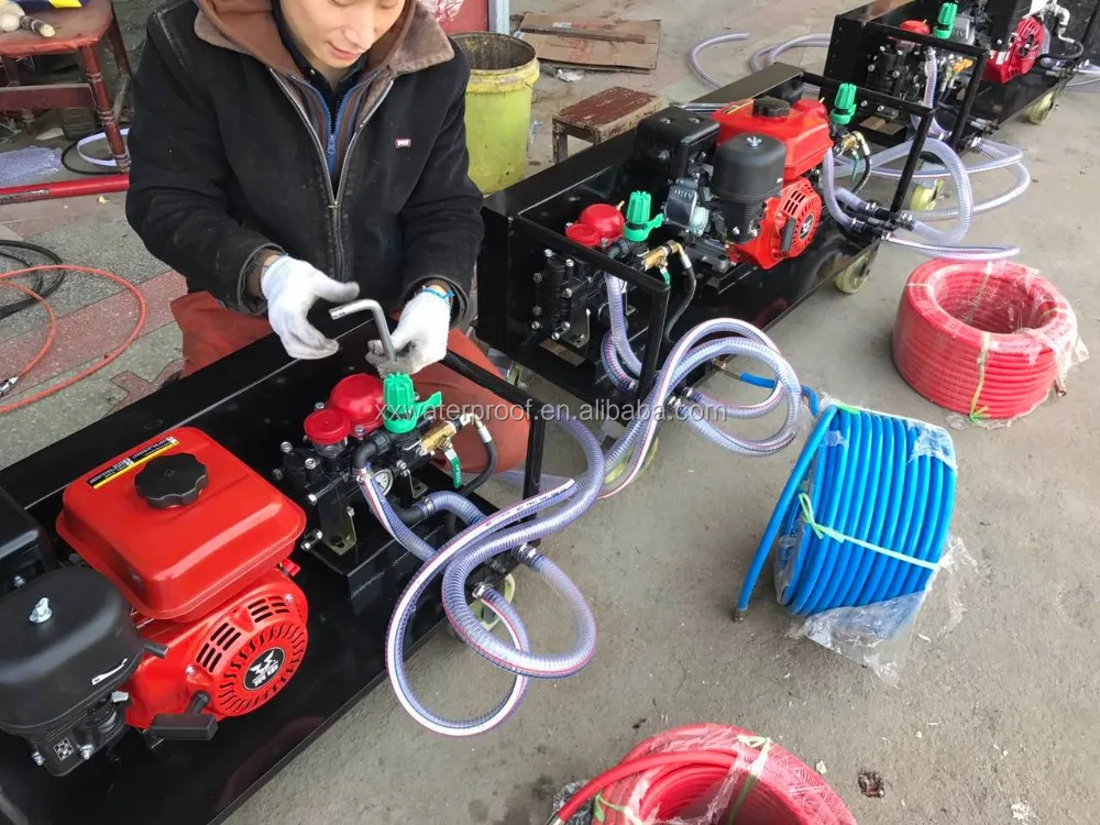 liquid rubber waterproofing spray mjachine ,spray gun