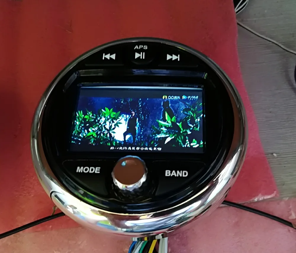 
3.5 inch TFT screen Waterproof Marine Boat Car radio UTV Speakers USB 
