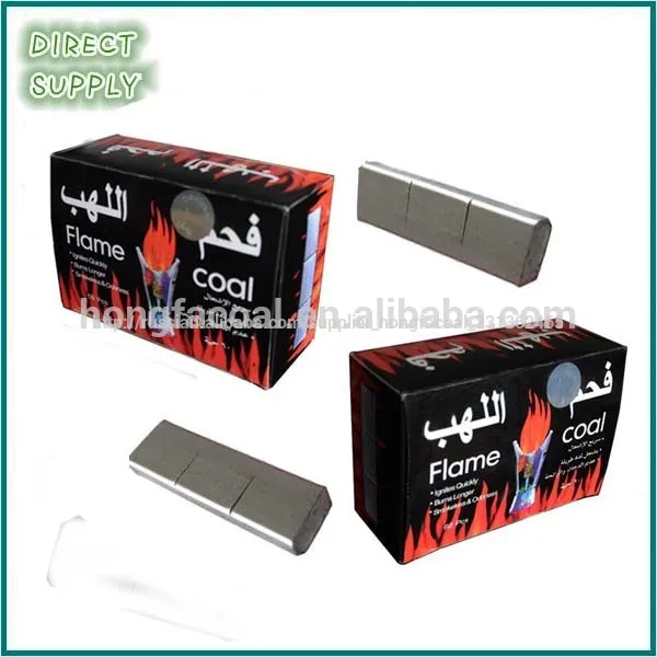 серебряный слиток пламени древесный уголь 60 шт