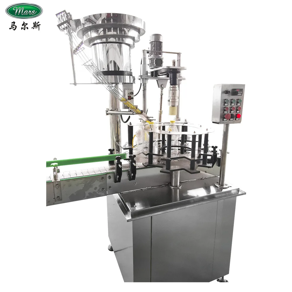 Automatic Small Rotary Bottled Coconut Olive Oil Cooking Oil Filling Bottlling Sealing Machine