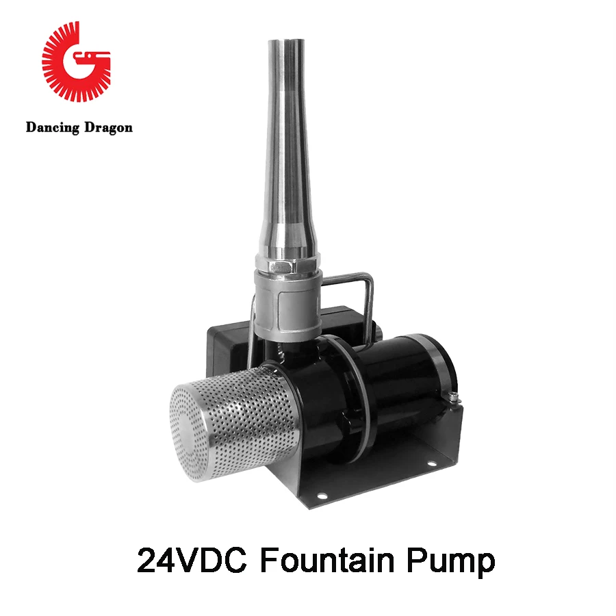 
300W 24Vdc High Torque Variable Water Submersible Pressure Pump With DMX512 For Garden Water Fountain 