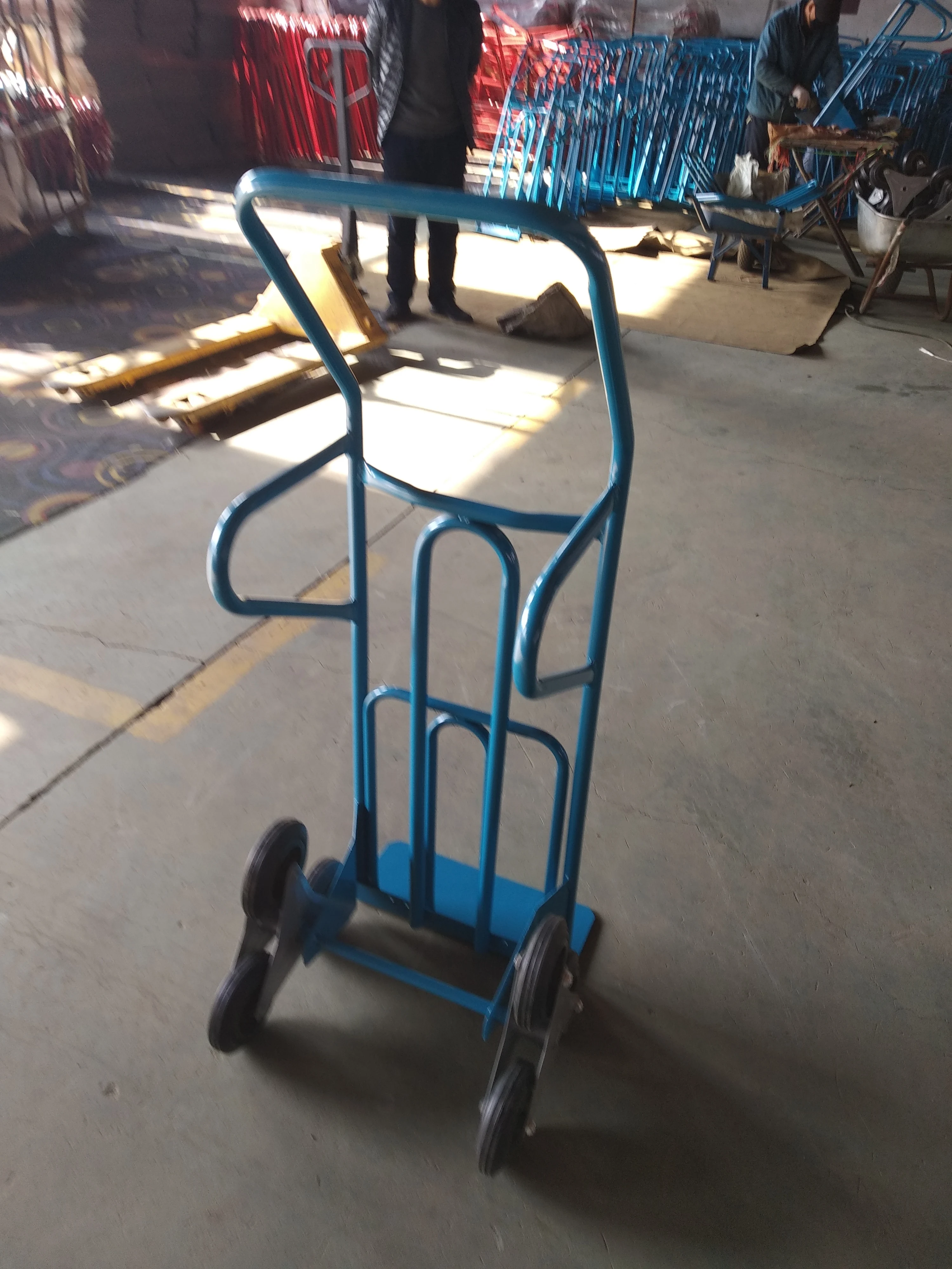 Heavy Duty 6 Wheel Stair Climber Climbing Hand Vehicle