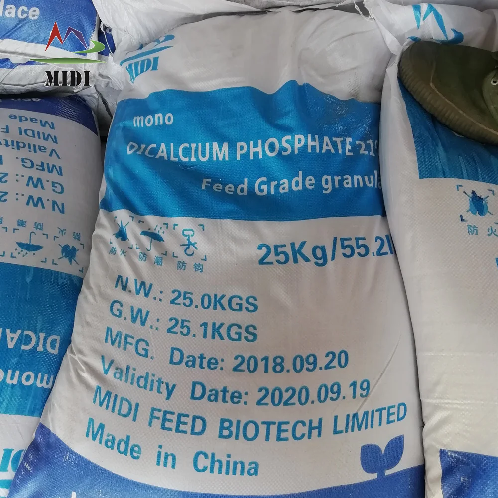 
MDCP ( MCP) 21% Mono Dicalcium Phosphate Grey Granular 