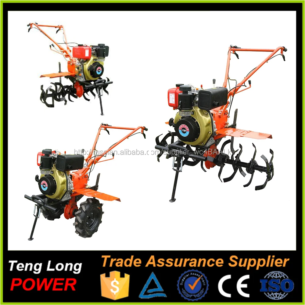 Chinese diesel cultivator blade cultivator used in agriculture for sale