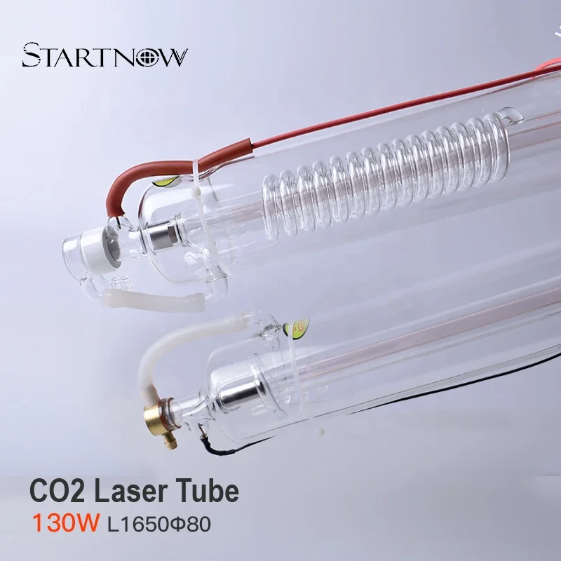 Dia. 80 мм 1650 мм 130 W Co2 стекло лампы CO2 лазерной трубки 130 W для лазерной машины