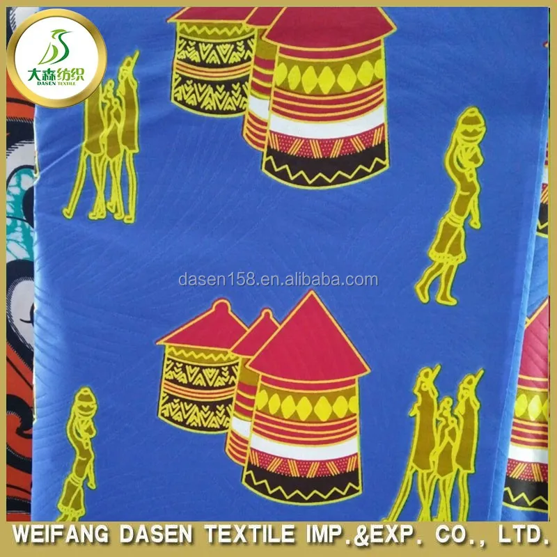 100% cotton african wax print fabric ankara fabric 2016