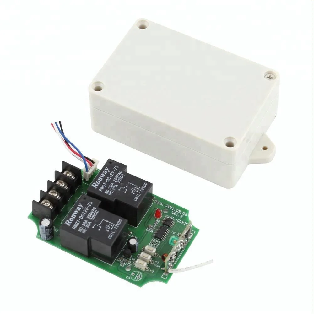 433 МГц 2-канальный код обучения универсальный промышленный мотор контроллер пульт дистанционного управления Переключатель