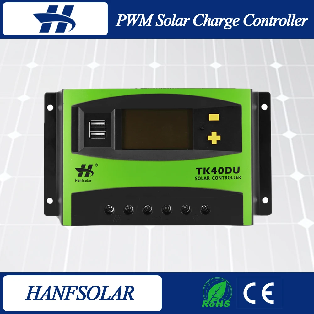 СВЕТОДИОДНЫЙ дисплей ШИМ 40A 12 В 24 В 48 В контроллеры заряда-разряда