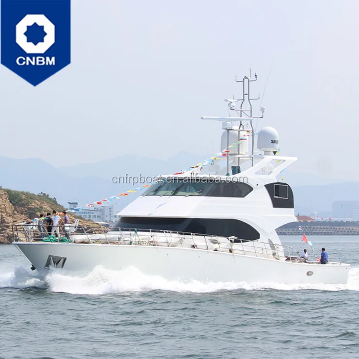 
84 ft RS Classification Society Fiberglass Hull Material Large Yacht Luxury Boat for Sale Dubai 