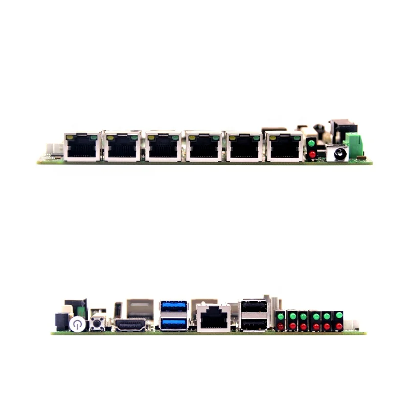 6 LAN firewall router industrial mini itx motherboard with intel I7-4500U processor support pfsense function