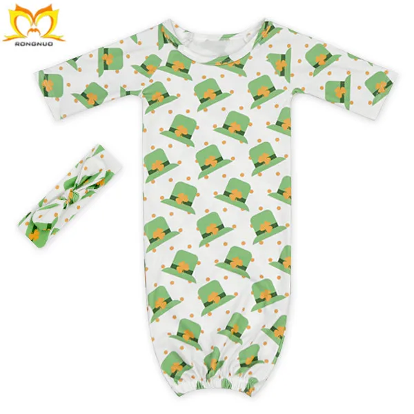 2017 Cheap Children's Sleeping Dress Designs for Girls Blank Style Children's Clothes Headband and Sleeping Bag