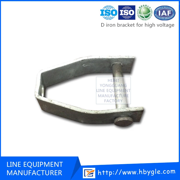 Bracket for Electric Power Line/ Single Spool Insulator Clevis D Iron Carbon Steel,carbon Steel 0.44-10.5KG 70-600 KN Standard