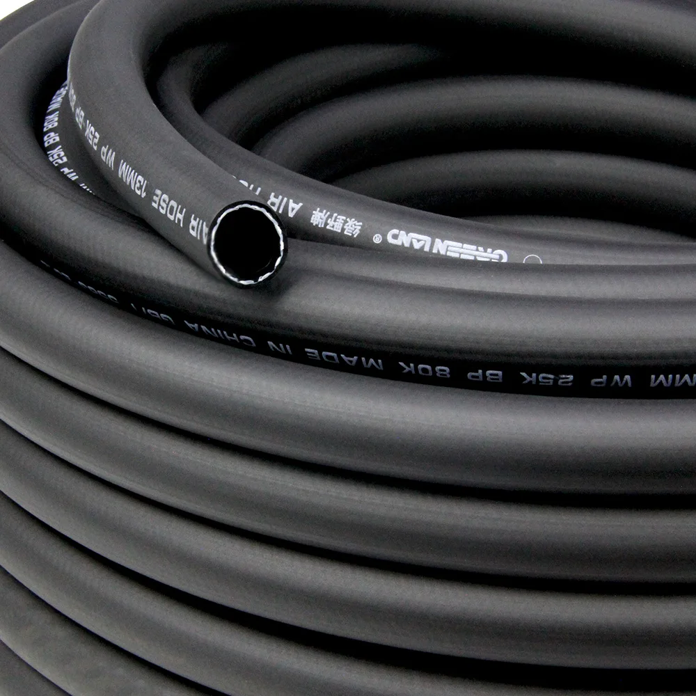 
8mm*14mm*100 meters factory direct sale three pvc layer strong high pressure multifunction industry air oil chenmicals hose 