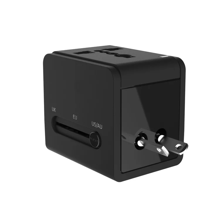 4 in 1 Built-in Multiple Plugs Universal  USB Travel Adapter Accept 100V to 250V Reach Compatible
