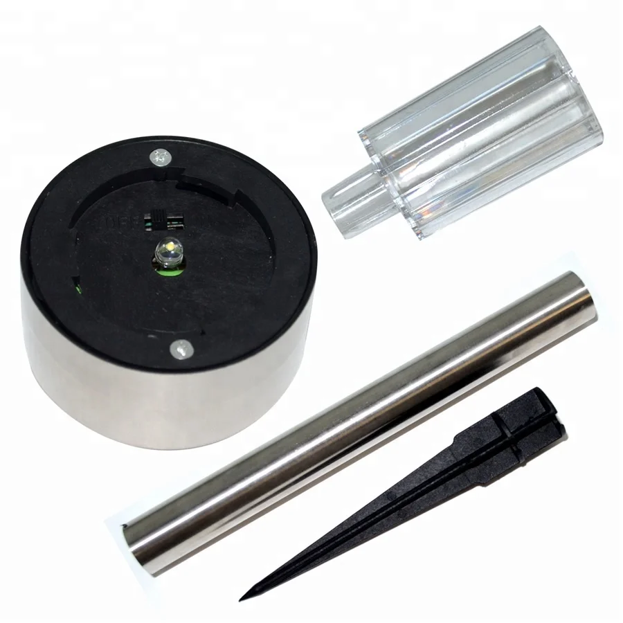 Solar Garden Lights Outdoor 12 Pack, LED Solar Powered Pathway Lights, Stainless Steel Landscape Lighting For Lawn, Patio, Yard