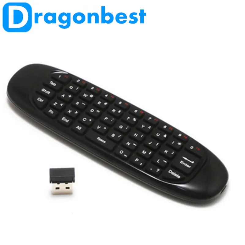 Гироскоп Fly Air Mouse T10 C120 игровая клавиатура Android пульт дистанционного управления 2,4 ГГц Беспроводная игровая клавиатура для Smart Tv Box, pc, ТВ-приемник