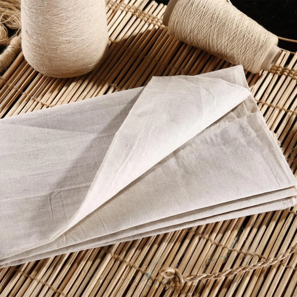 wholesale linen cotton fabric for garment dress