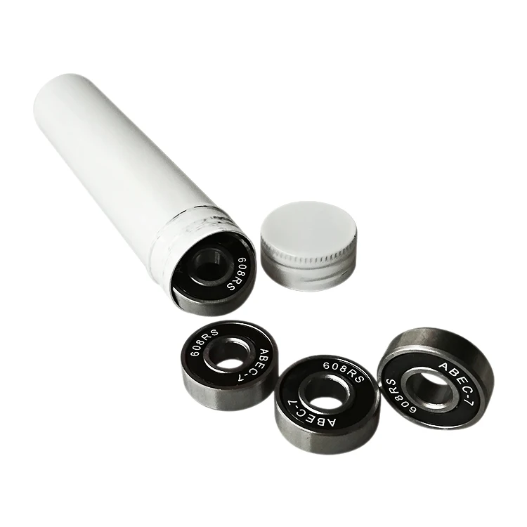 Wholesale Cheap 608 ABEC-7  skate longboard bearing with square plastic box