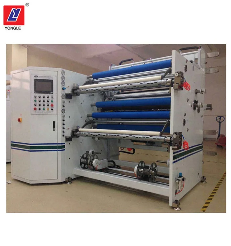 
AB adhesive tape laminating and slitting machine 
