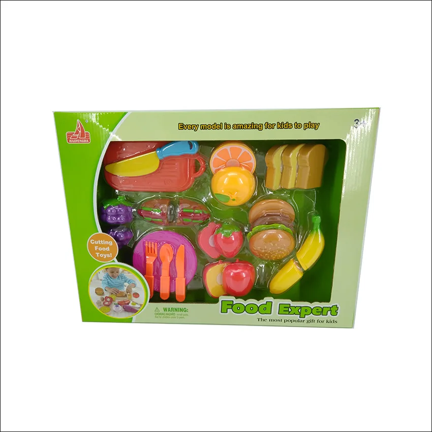Kids Play Food Pretend Play Cook Kitchen Set for Girls