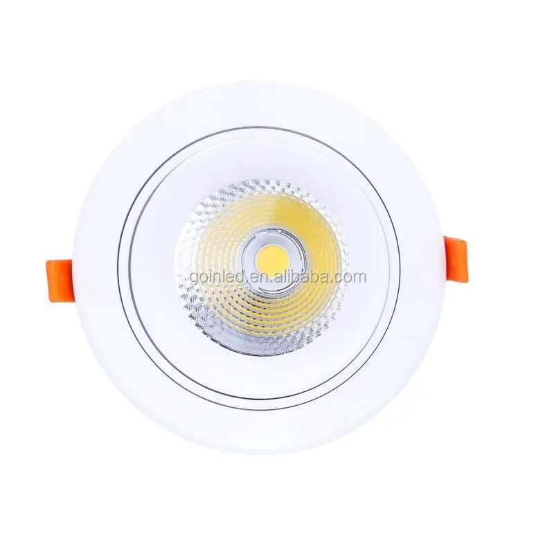 DALI 360 degree rotatable led ceiling spot recessed cob downlight 40w