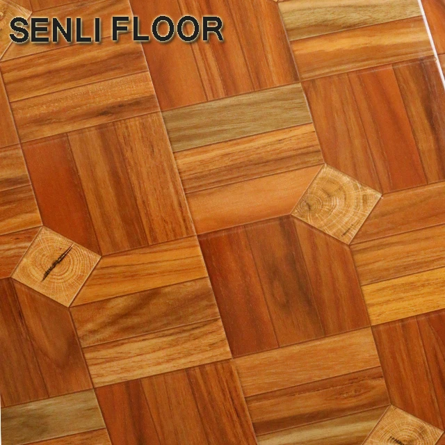8mm 12mm Valinge click HDF high glossy shining parquet laminate flooring