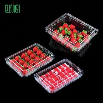 Custom clear blister clamshell  cherry tomatoes packaging box