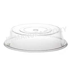 Transparent 14 inch Round Flat Polycarbonate Food Cover