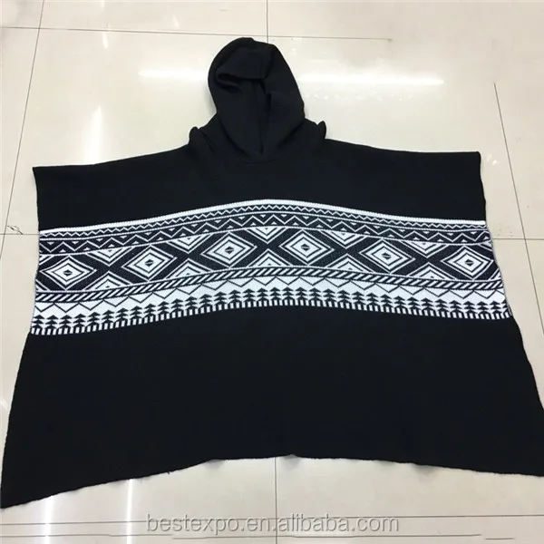 
wholesale latest sweater designs for girls knitted turtleneck poncho with fringe guangzhou factory coat 