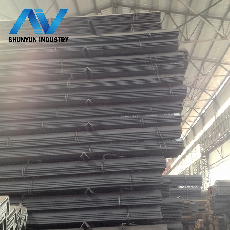 Project Material Made in China Steel Angle Standard Sizes with Grade EN S235JR S355JR Hot Rolled Angle Steel