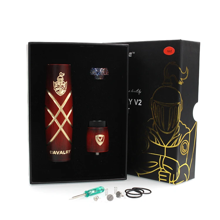 Новое поступление 2018, электронные сигареты, испарители, механические моды для вейпа, комплект кавалерии V2, оптовая продажа