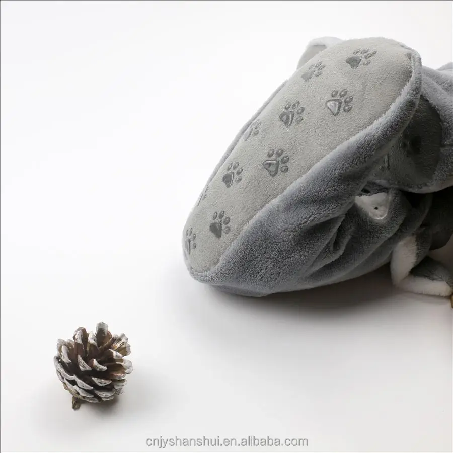 
Embroidery Animal Ladies Cosy boot slipper booties 