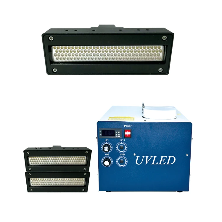 Высокомощная УФ светодиодная лампа 365 нм светодиодная УФ-машина для нанесения покрытия и отверждения для цифровой печати на бумаге