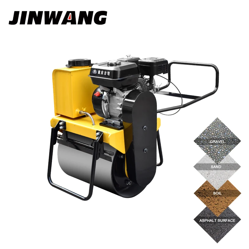 Portable mini mechanical road roller compactor with competitive price for india