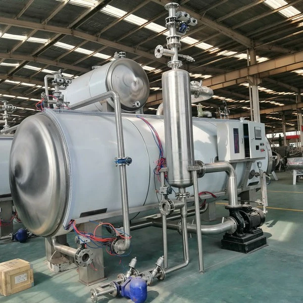 ASME certificate steam heating Food horizontal retort sterilizer