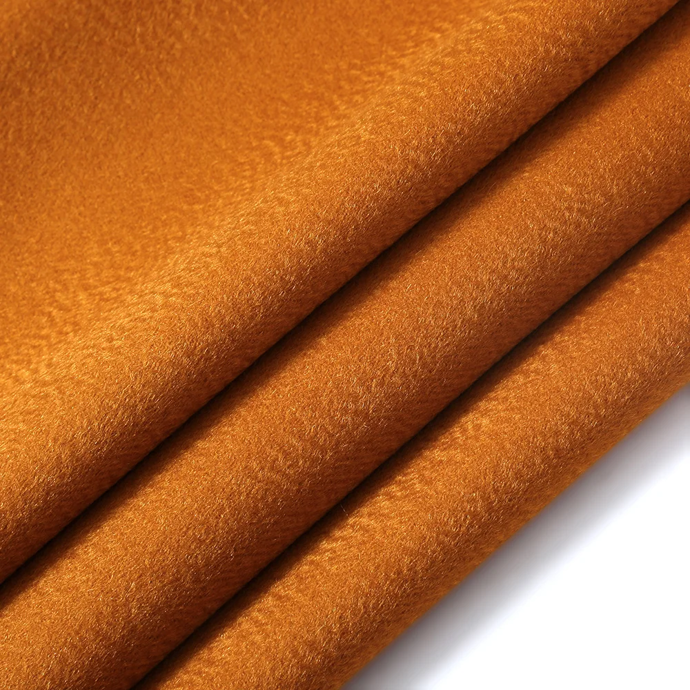 Wholesale double face fleece woolen 100% wool suit fabric