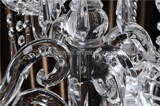 Crystal Candle Holder 9-arms Candle Stand 67cm Tall Wedding Event Candelabra Candle Stick